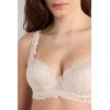 Woman’s Pretty Flowers Sofia Balconette Bra(Natural – Avorio Crema)