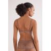 Woman’s Pretty Flowers Sofia Balconette Bra(Natural – Caramel Dark Beige)