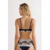 Woman’s Pretty Flowers Tiziana Triangle Bra(Blue – Deep Blue/Vanilla)