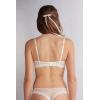 Woman’s Pretty Flowers Tiziana Triangle Bra(Ivory – Powder White)