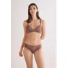 Woman’s Pretty Flowers Tiziana Triangle Bra(Natural – Caramel Dark Beige)