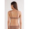 Woman’s Pretty Flowers Tiziana Triangle Bra(Natural – Caramel Dark Beige)