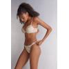 Woman’s Pretty Flowers Tulle G-String(Natural – Avorio Crema)