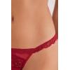 Woman’s Pretty Flowers Tulle G-String(Red – Sealing Wax Red)