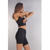 Woman’s Raw Edge Seamless Cotton Shorts(Black – Nero)