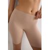 Woman’s Raw Edge Seamless Cotton Shorts(Natural – Honey Soft Beige)