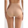 Woman’s Raw-Cut Microfiber Briefs(Natural – Honey Soft Beige)