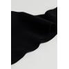 Woman’s Seamless Cotton Brazilian Briefs(Black – Black)