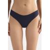 Woman’s Seamless Cotton Brazilian Briefs(Blue – Intense Blue)