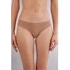 Woman’s Seamless Cotton Brazilian Briefs(Natural – Marrone Cappuccino)