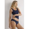 Woman’s Seamless Cotton Panties(Blue – Intense Blue)