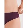 Woman’s Seamless Cotton Panties(Burgundy – Dark Burgundy)
