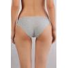Woman’s Seamless Cotton Panties(Grey – Light Grey Melange)