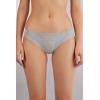 Woman’s Seamless Cotton Panties(Grey – Light Grey Melange)
