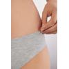 Woman’s Seamless Cotton Panties(Grey – Light Grey Melange)
