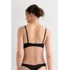 Woman’s Sofia Lace Balconette Bra(Black – Black)