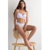 Woman’s Sofia Lace Balconette Bra(White – White)