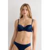 Woman’s Sofia Natural Lift Balconette Bra in Silk(Blue – Intense Blue)