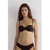 Woman’s Sofia Natural Lift Balconette Bra in Ultralight Microfiber(Brown – Mocha Brown)