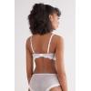 Woman’s Sophisticated Allure Sofia Balconette Bra(White – Bianco/Honey)