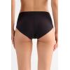 Woman’s Superior Comfort High Rise Panties(Black – Black)