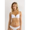Woman’s The Silky Touch Microfiber Gioia Super Push-Up Bra(White – White)
