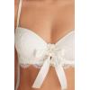 Woman’s The Simplest Pleasures Sofia Balconette Bra(Ivory – Powder White)