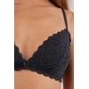 Woman’s Tiziana Lace Triangle Bra(Black – Black)