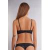 Woman’s Tiziana Lace Triangle Bra(Black – Black)