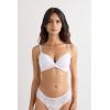 Woman’s Tiziana Lace Triangle Bra(White – White)