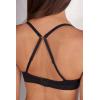 Woman’s Tiziana Triangle Bra in Cotton(Black – Black)