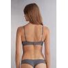 Woman’s Tiziana Triangle Bra in Cotton(Grey – Cloud Grey Blend)