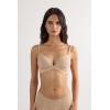Woman’s Tiziana Triangle Bra in Cotton(Natural – Honey Soft Beige)