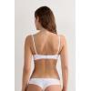 Woman’s Tiziana Triangle Bra in Cotton(White – Bianco)