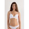 Woman’s Tiziana Triangle Bra in Cotton(White – White)