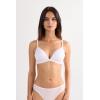 Woman’s Tiziana Triangle Bra in Ultralight Microfiber(White – White)