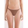 Woman’s Ultralight Cotton String Panties(Natural – Caramel Dark Beige)