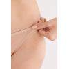 Woman’s Ultralight Cotton String Panties(Natural – Honey Soft Beige)