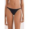 Woman’s Ultralight Cotton String Thong(Black – Black)
