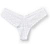 Woman’s 80s-style Lace Brazilian(White – White)