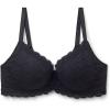 Woman’s Adele Lace Triangle Bra(Black – Black)