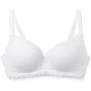 Woman’s Adele Lace Triangle Bra(White – White)