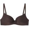 Woman’s Adele Wireless Boost Triangle Bra in Ultralight Microfiber(Brown – Mocha Brown)