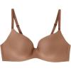 Woman’s Adele Wireless Boost Triangle Bra in Ultralight Microfiber(Natural – Caramel Dark Beige)