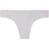 Woman’s Brazilian Panties in Seamless Ultra Light Microfiber(Pale Grey – Ice Grey)