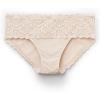 Woman’s Cotton Lace Panties(Natural – Avorio Crema)