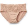 Woman’s Cotton Lace Panties(Natural – Honey Soft Beige)