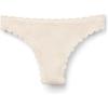 Woman’s Cotton and Lace Brazilian(Natural – Avorio Crema)
