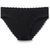 Woman’s Cotton and Lace Panties(Black – Black)