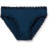 Woman’s Cotton and Lace Panties(Blue – Peacock Blue)